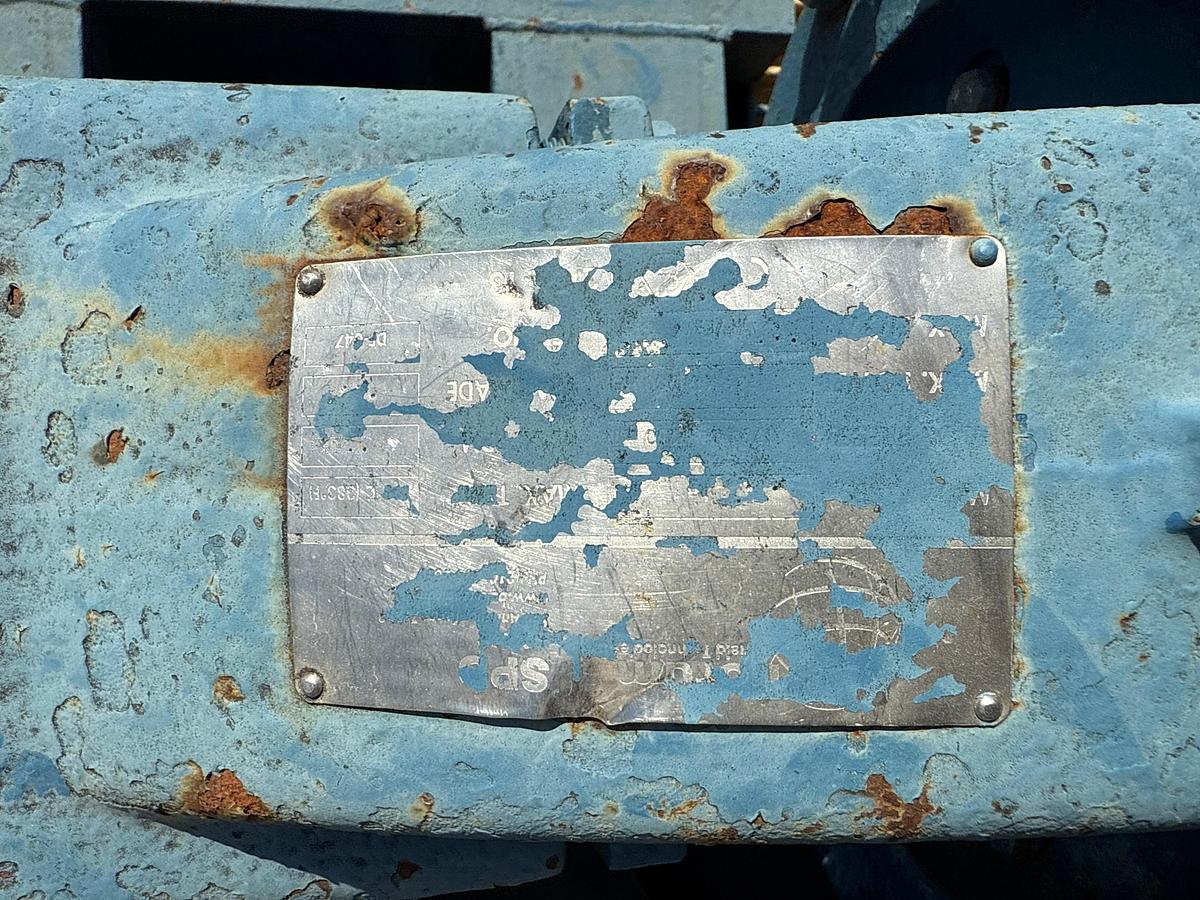 Used Forum 8x6x14 Transfer Pump with WEG 75 Horsepower Motor, Skidded
