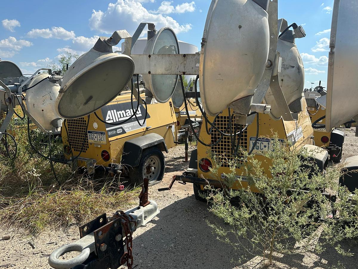 Used Allmand Night-Lite Pro NL 8 8KW Light Plant with CAT Engine