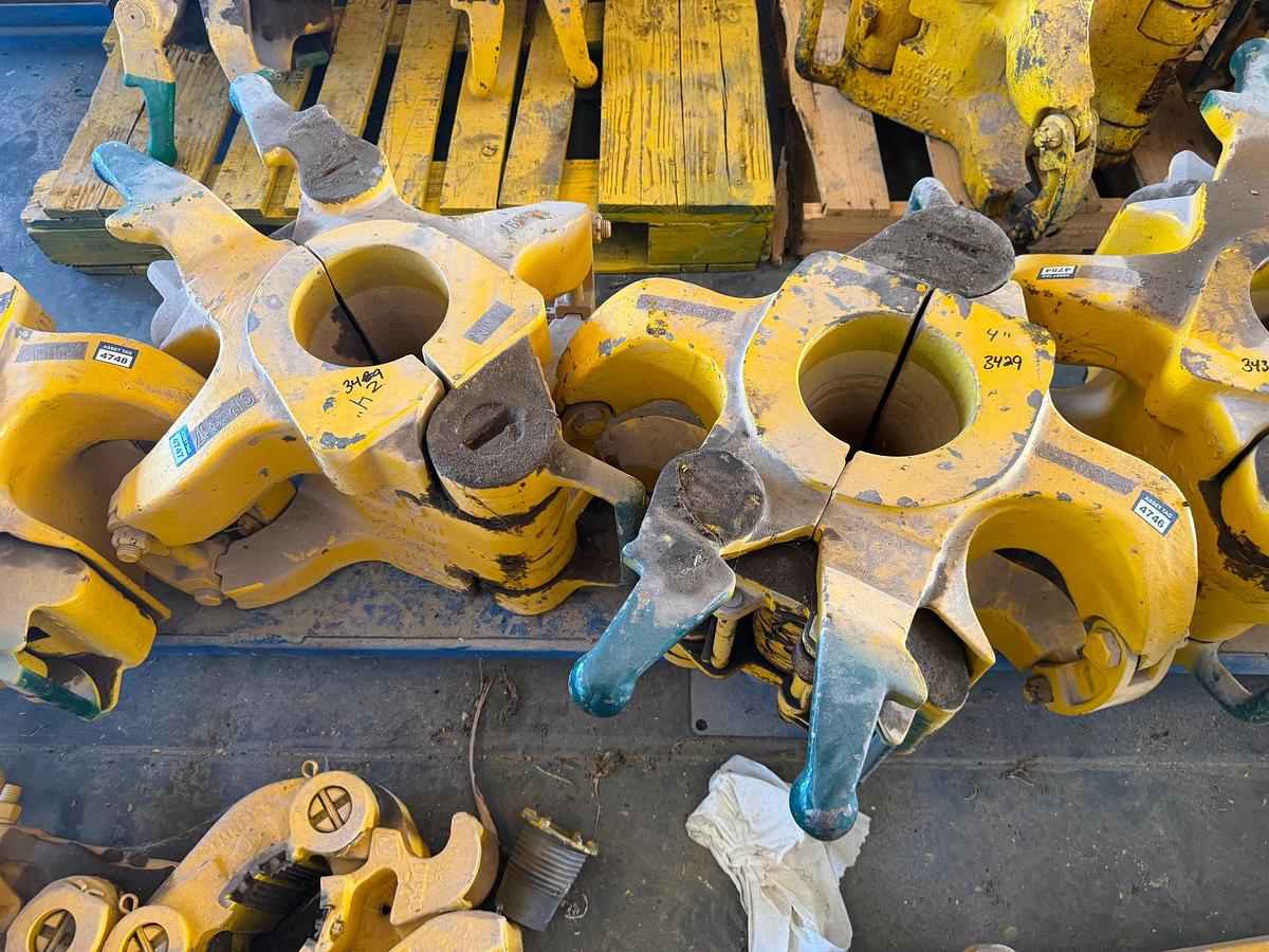 Used (2) AOT MGG 4'' 250-Ton BN DP Elevators