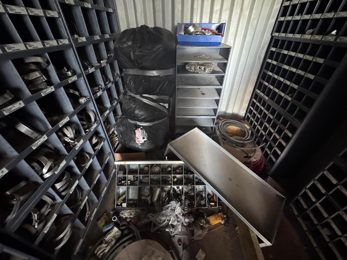 Used 20' Conex Shipping Container with Contents