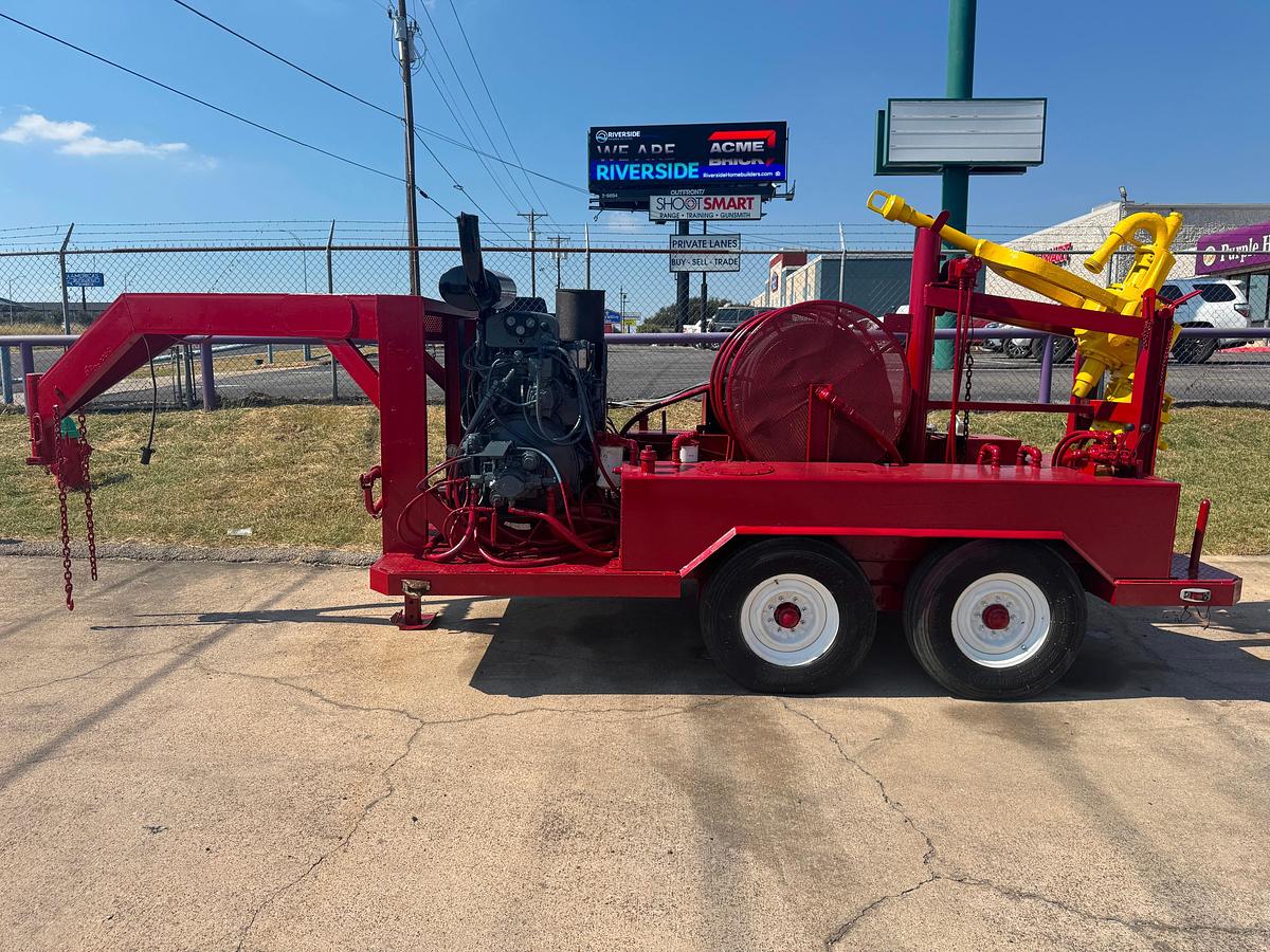 Used EVCO 85 Ton Power Swivel MTD. on 19 Tandem Axle Gooseneck Trailer