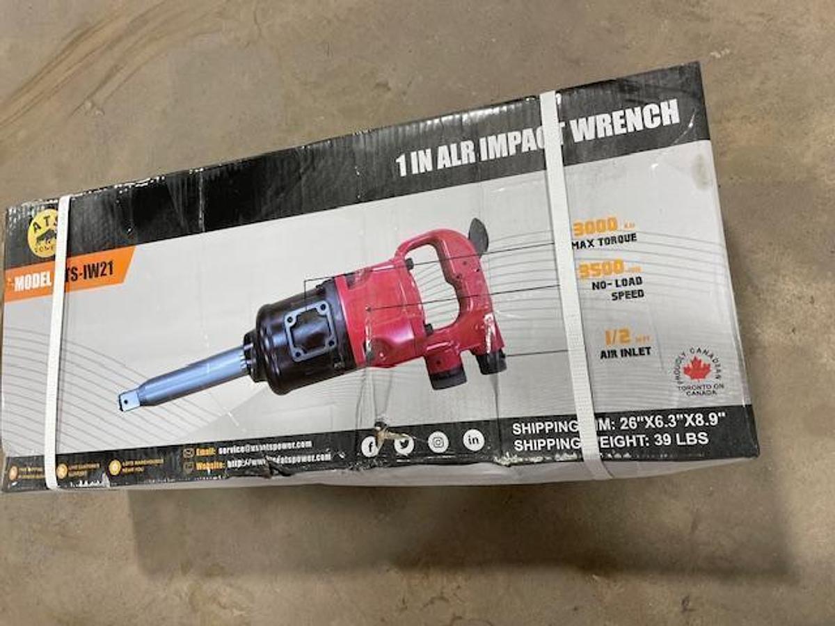 Used ATS Power ATS-AIW1 3,000lb Max Torque, 1” Air Impact Wrench (UNUSED)