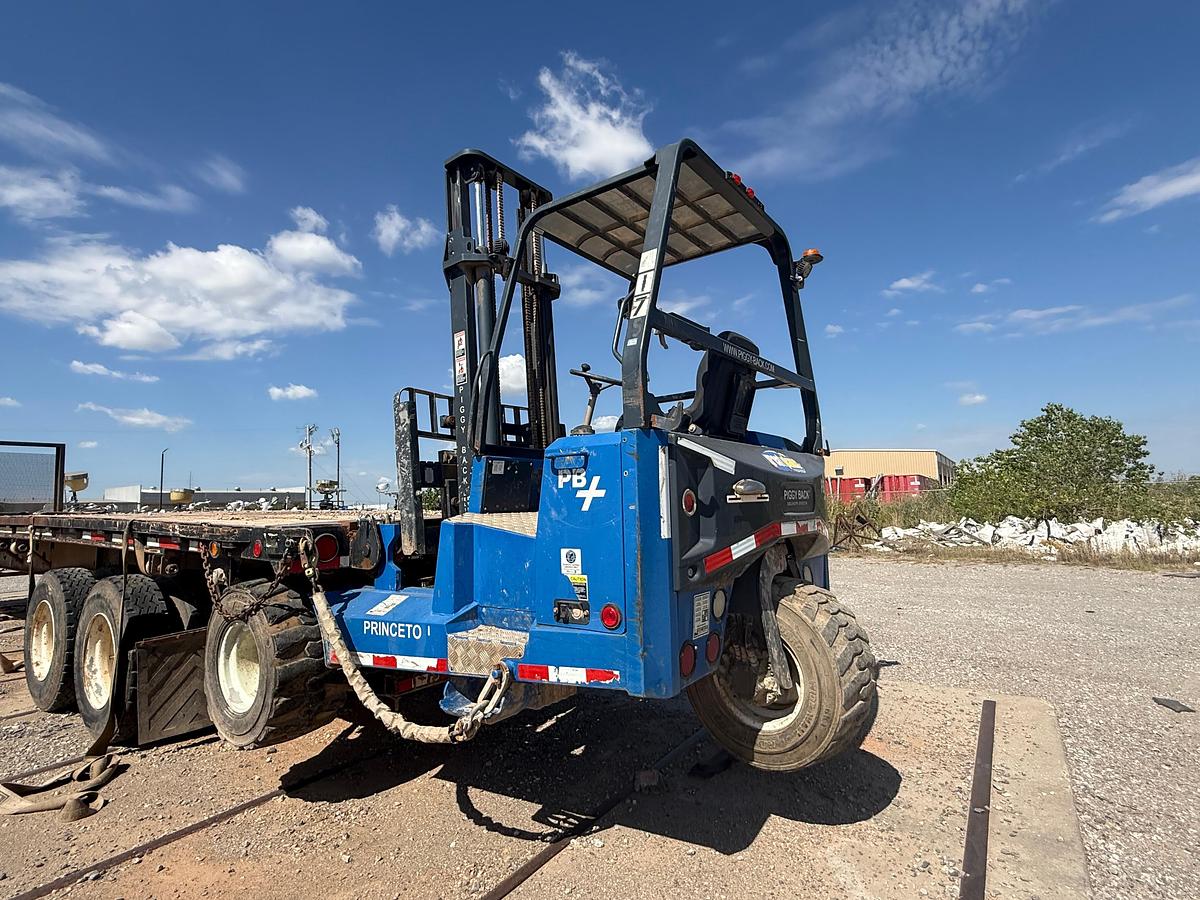 Used 2010 Bright Coop Flat Bed Trailer with a 2011 Princeton PB80 Piggy back