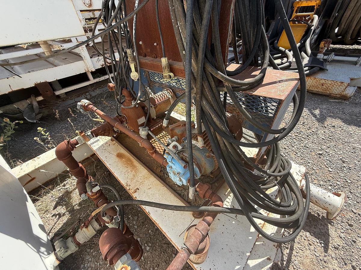 Used APPROX. 10,000 Gallon Diesel Tank with Pump - Skidded
