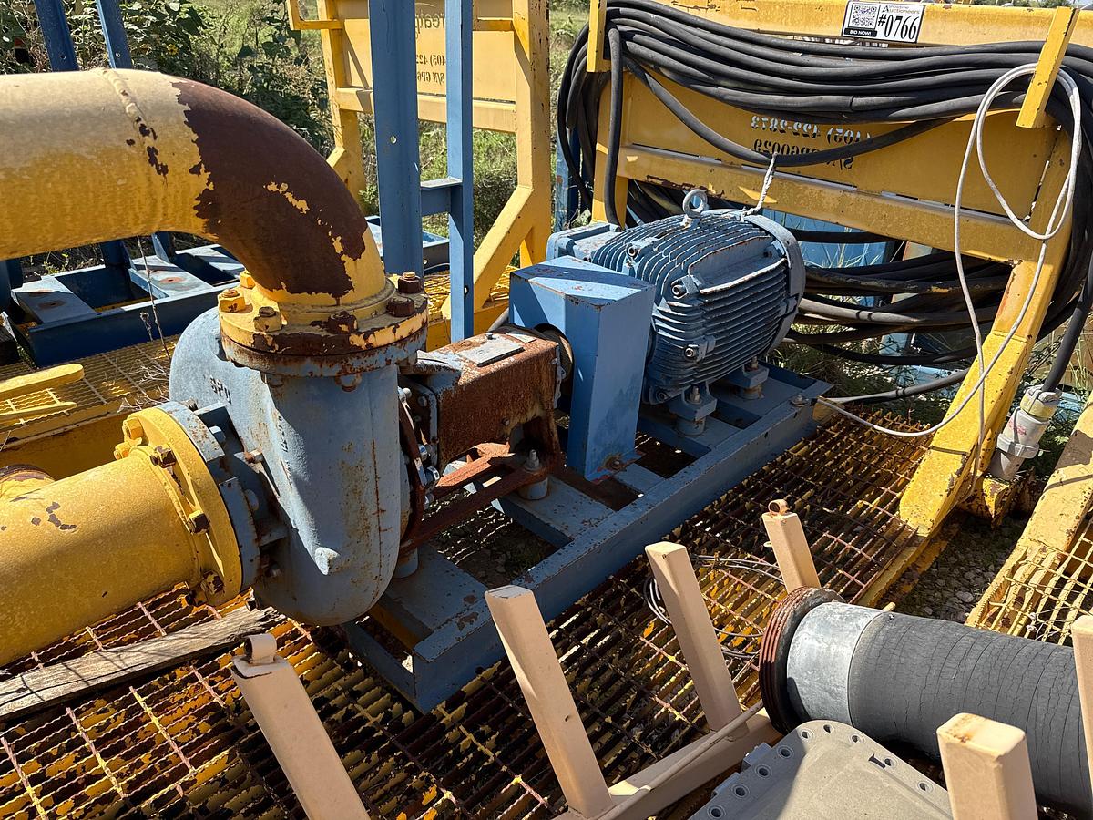 Used Forum 8x6x14 Transfer Pump With a WEG 75 Horsepower Motor, Skidded