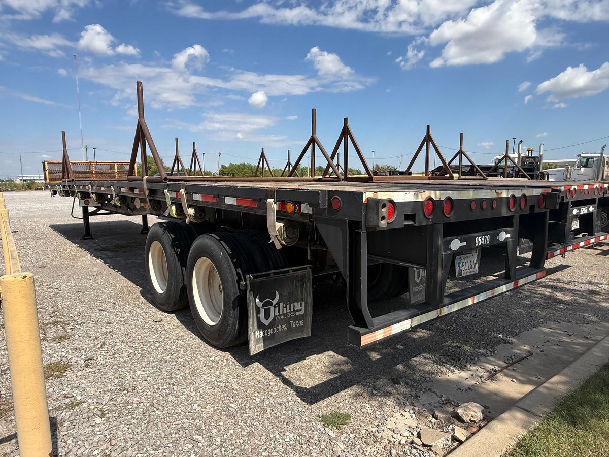Used 2011 Viking 40Ft Flatbed Trailer