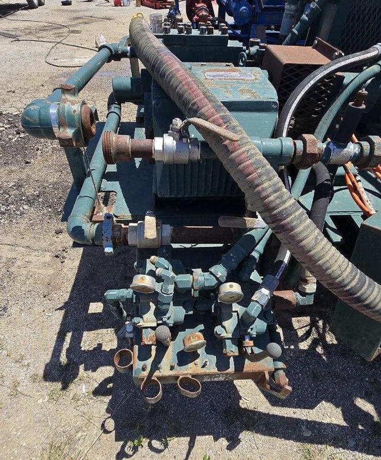 Used Acid Tank Truck Bed with Weatherford Triplex Pump