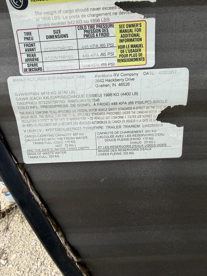 Used 2018 Longhorn Crossroads Bumper Pull Travel Trailer Bunkhouse