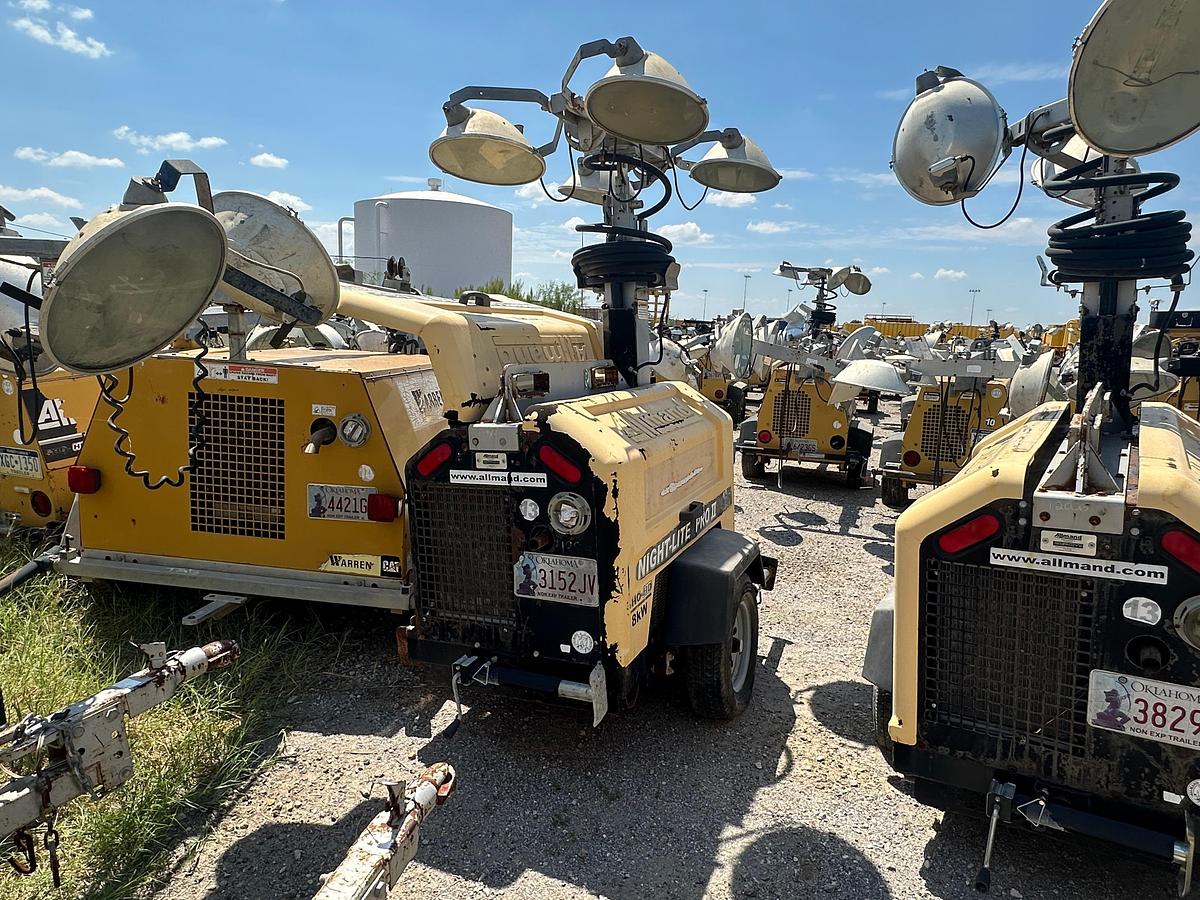 Used Allmand Night-Lite 2 8KW Light Plant with CAT Engine