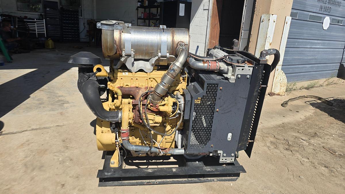 Used Caterpillar C4.4 Diesel Engine, Skidded