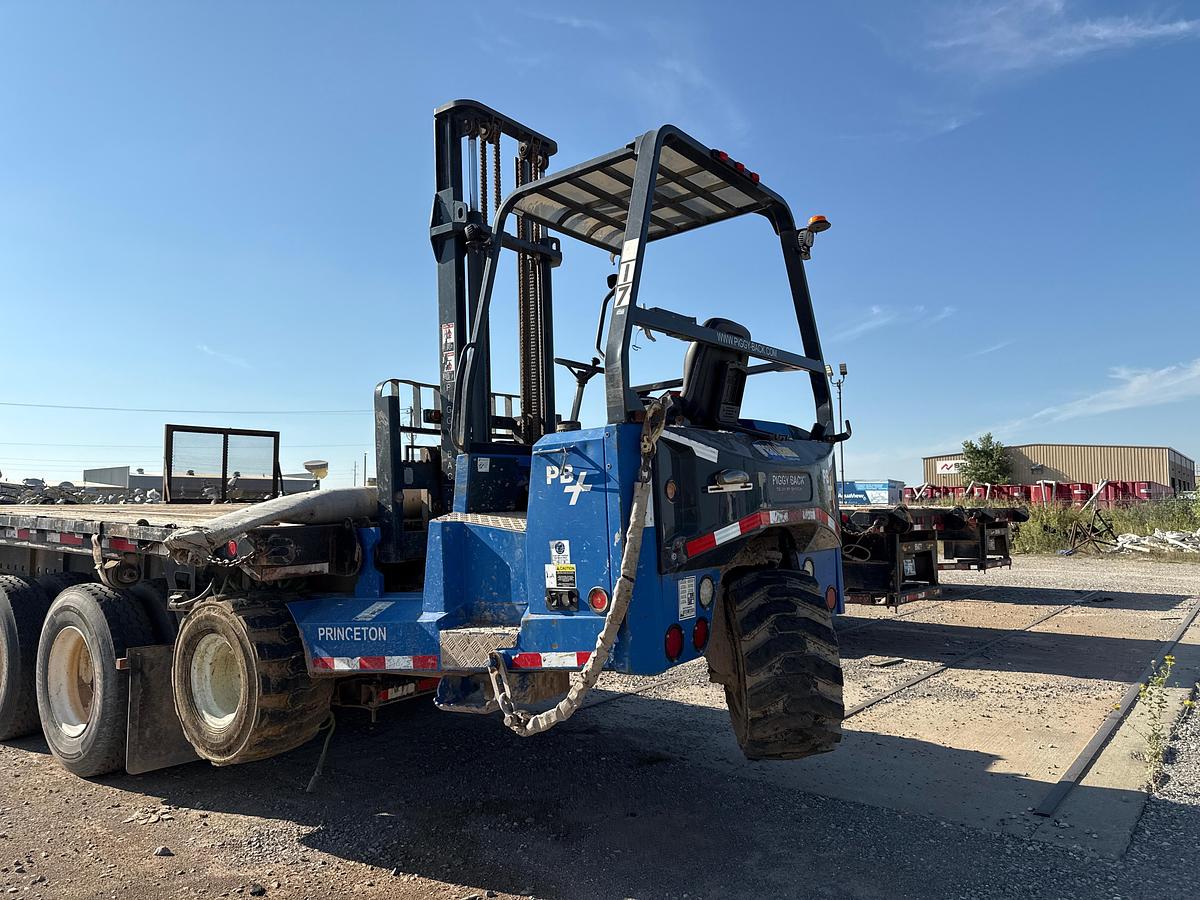 Used 2011 Bright Coop Flatbed Trailer with a Princeton PB80 2011 Piggy Back