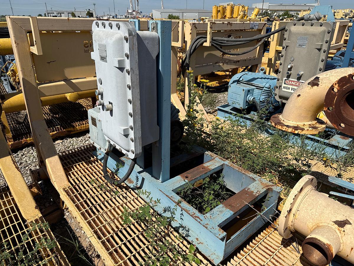 Used Worldwide 75 Horsepower Motor on a Skid