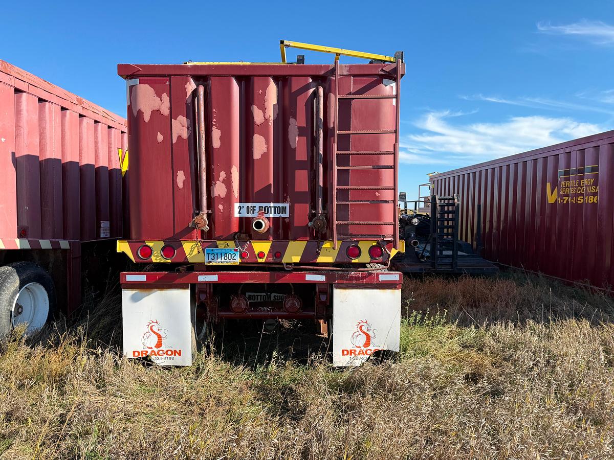 Used 440 BBLS Trailer Mounted Open Top Frac Tank