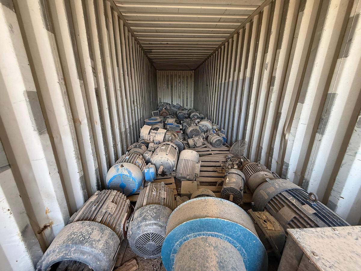 Used Conex Shipping Container with Contents