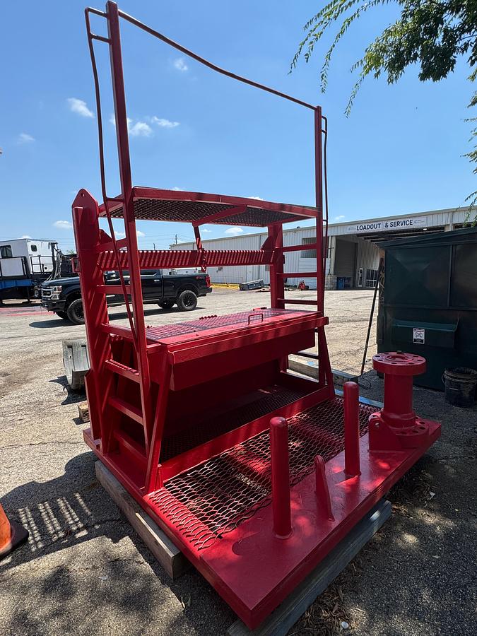 Used Coil Tubing Lubester Rack