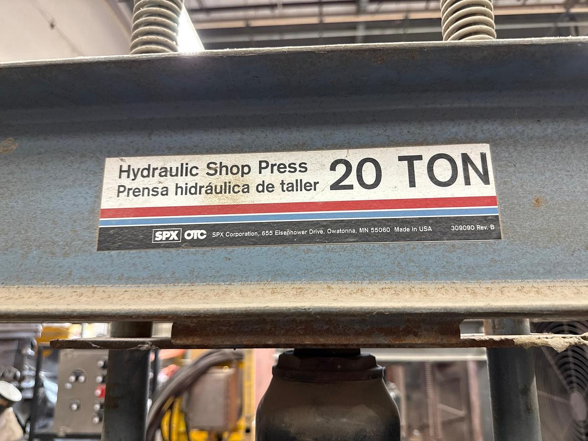 Used OTC 20 Ton Hydraulic Shop Press