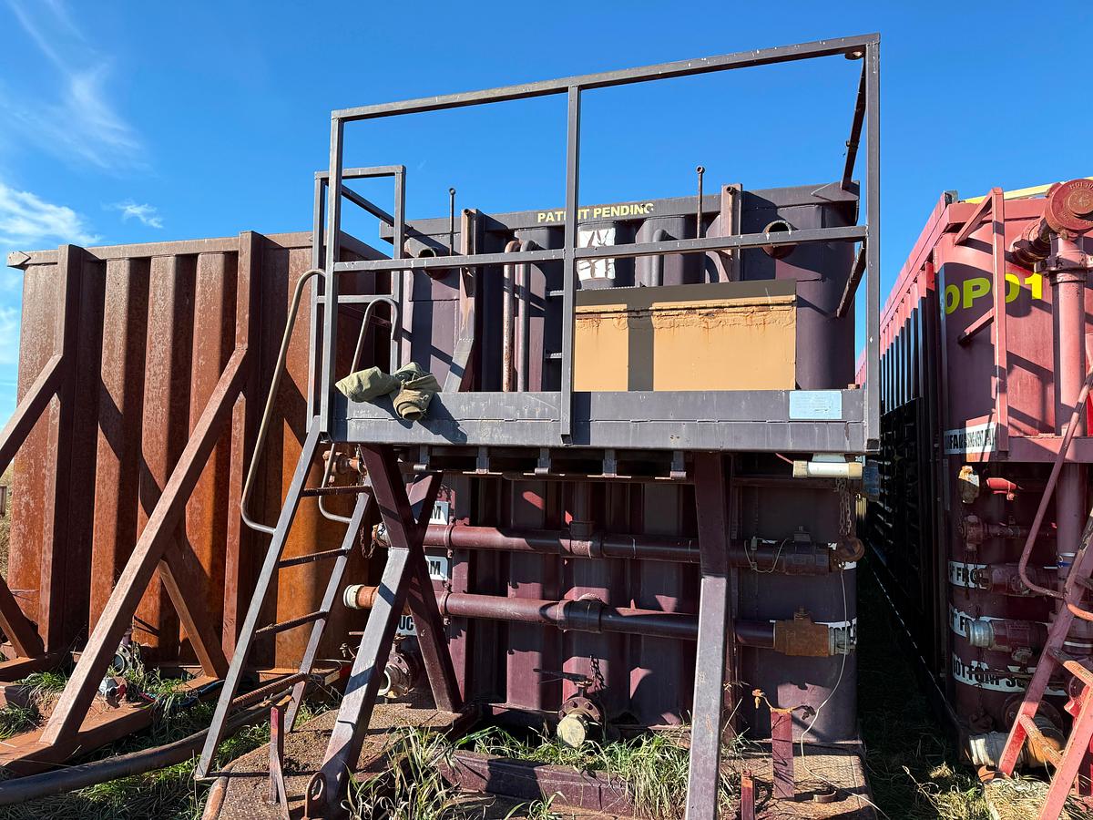 Used 440 BBLS Trailer Mounted Open Top Frac