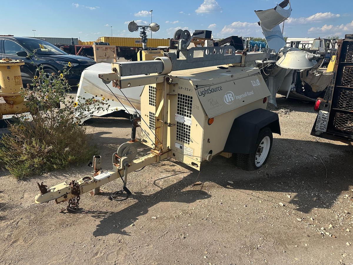 Used Ingersoll Rand 8KW Light Plant with KubotaEngine