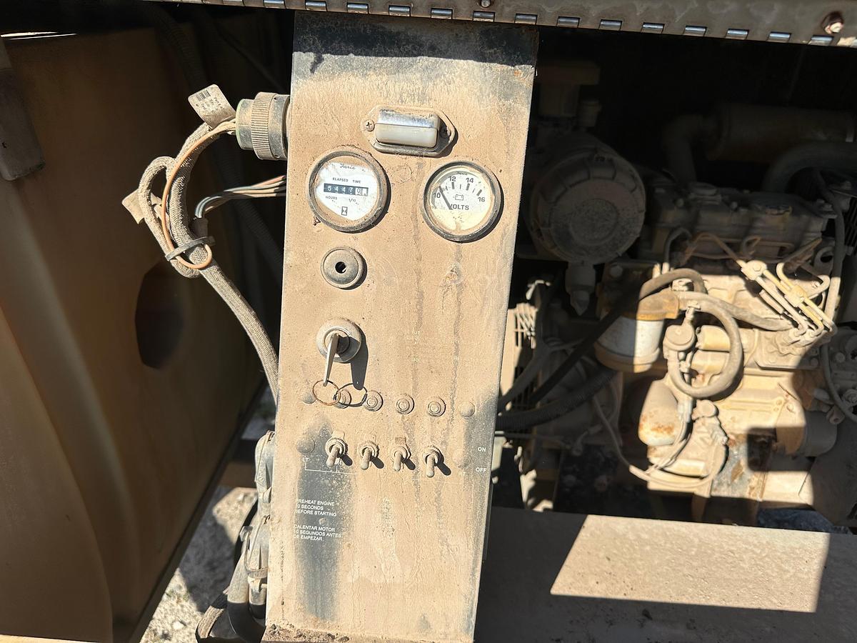 Used Warrner Power System Light Plant, Inoperable, Cat Engine, Bad Tires.