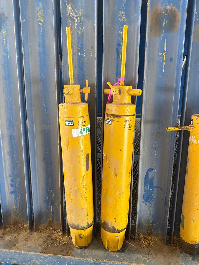 Used (5) Hydraulic Cylinders / Actuators  4'' FH Connection