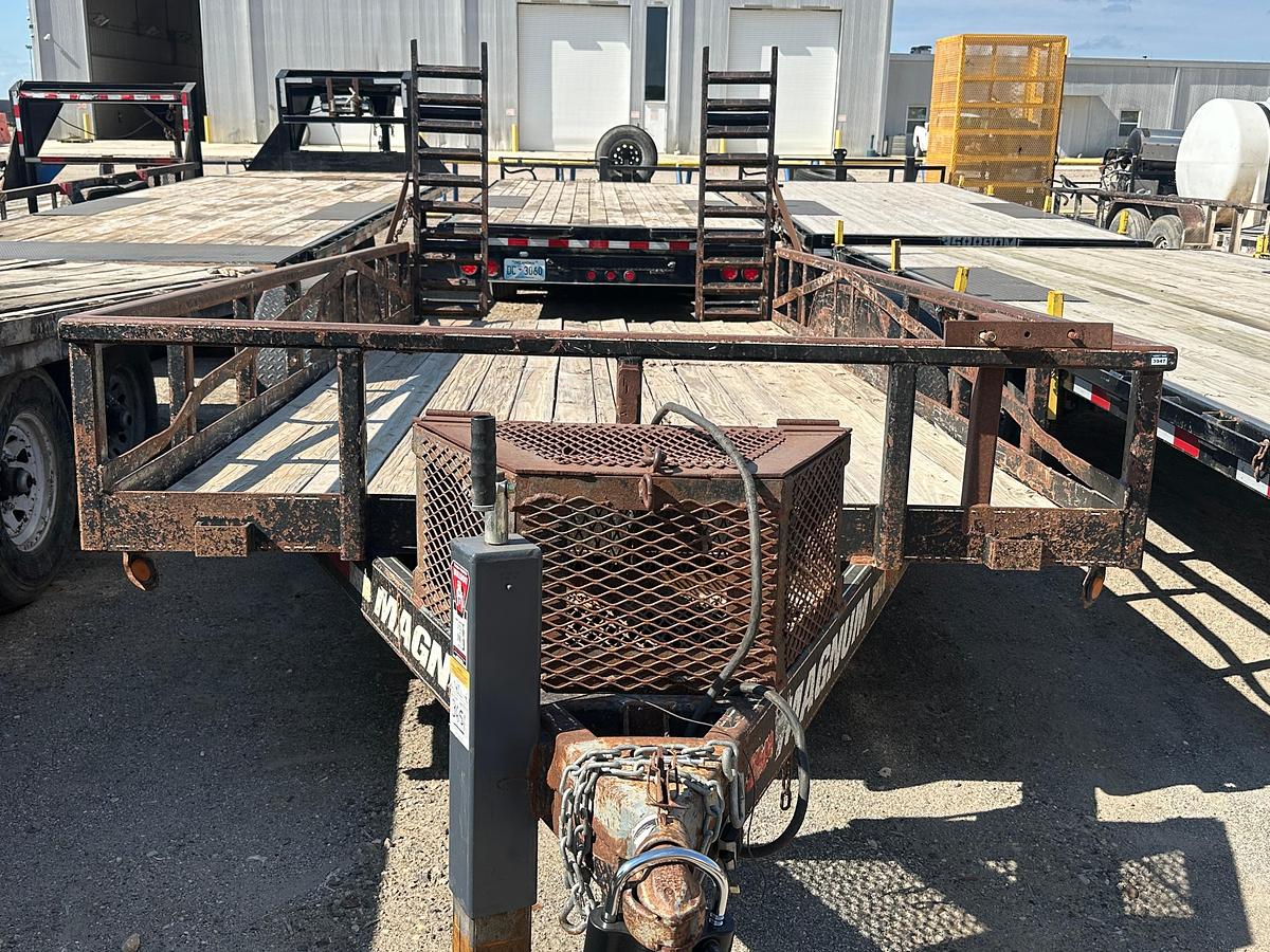 Used 16' Magnum Bumper Pull Trailer with Ramps