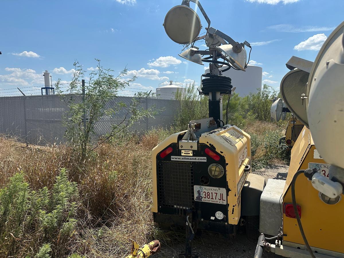 Used Allmand Night-Lite 2 8KW Light Plant with CAT Engine