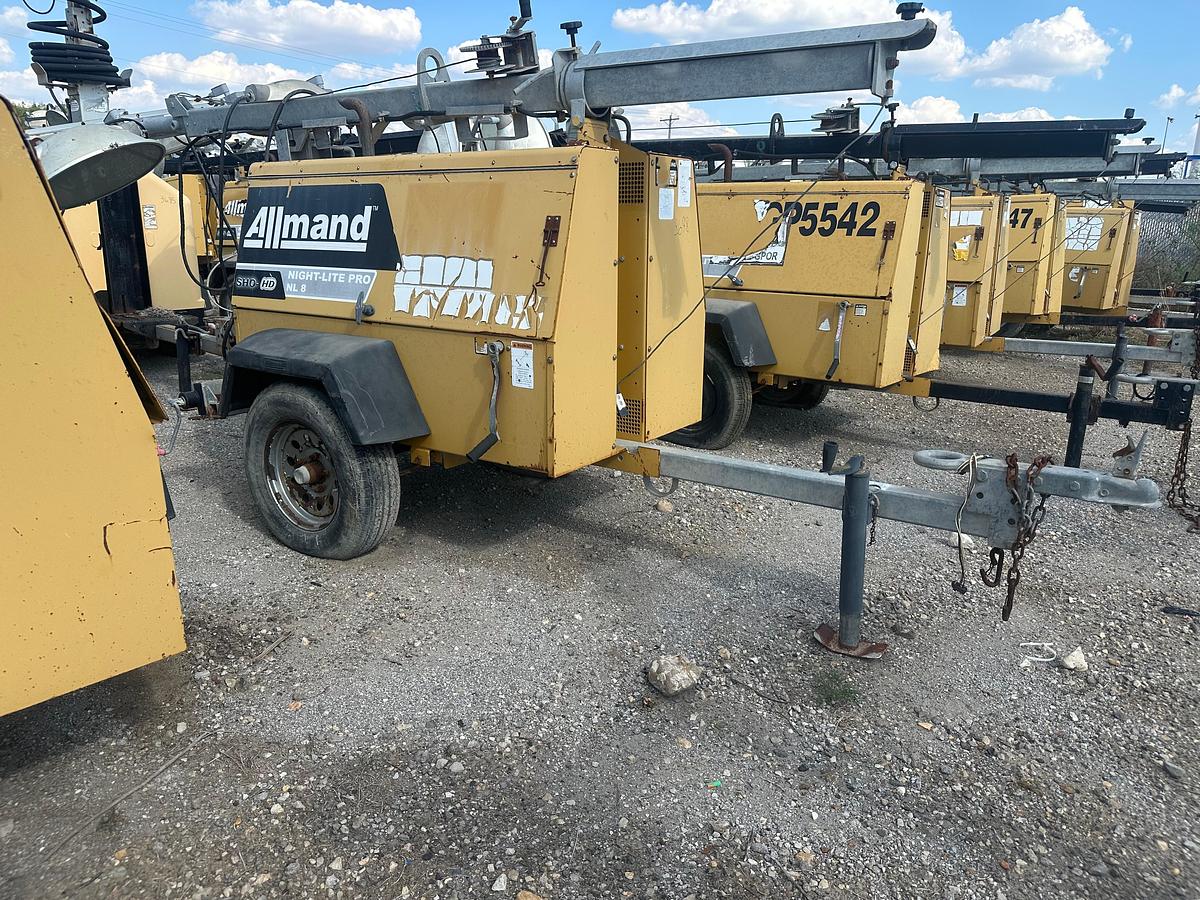 Used Allmand Night-Lite Pro NL 8 8KW Light Plant with CAT Engine