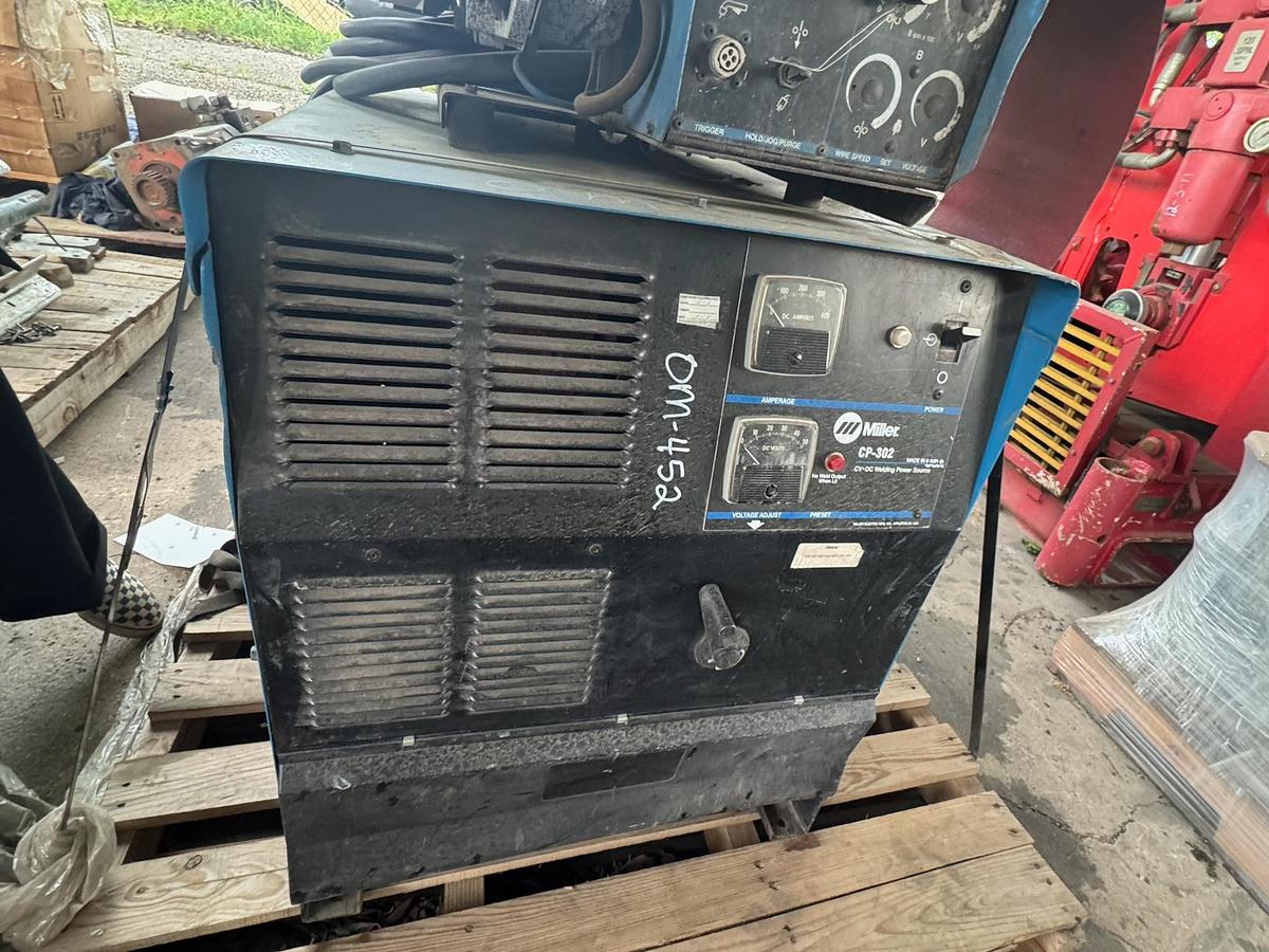 Used Miller CP-302 MIG Welder with Wire Feeder