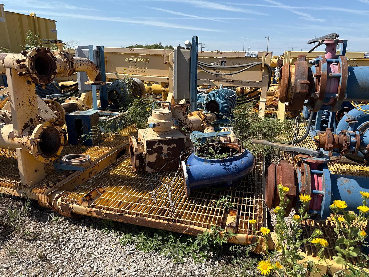 Used WAG 75 Horsepower Electric Motor on a Skid