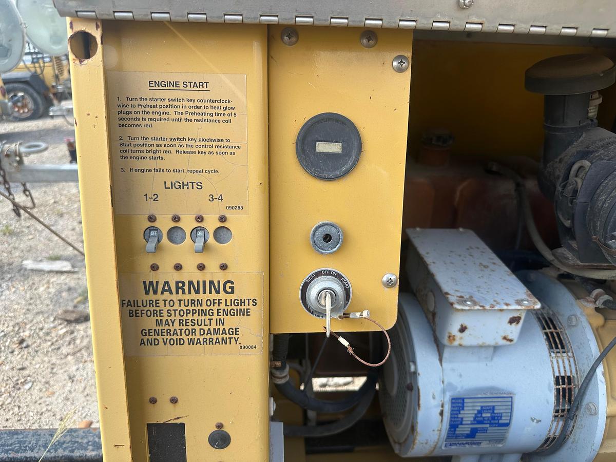 Used Allmand Night-Lite Pro NL 8 8KW Light Plant with CAT Engine