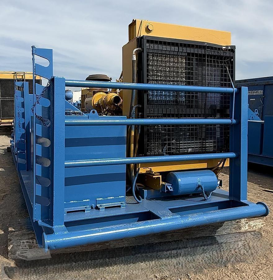 Used Kerr T-60 Triplex Pump Powered by C15 Engine