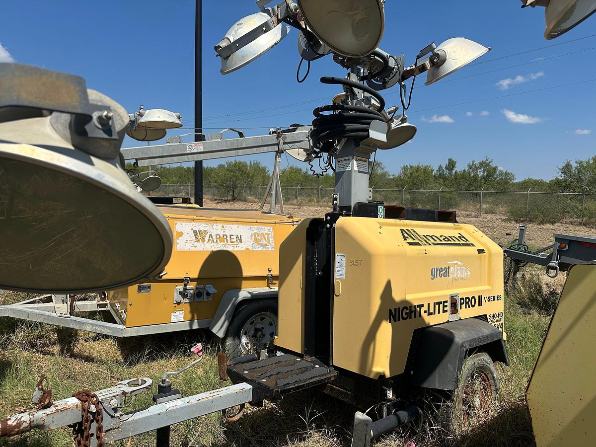 Used Allmand Night-Lite Pro 2 7.5KW LightPlant with Kubota Engine