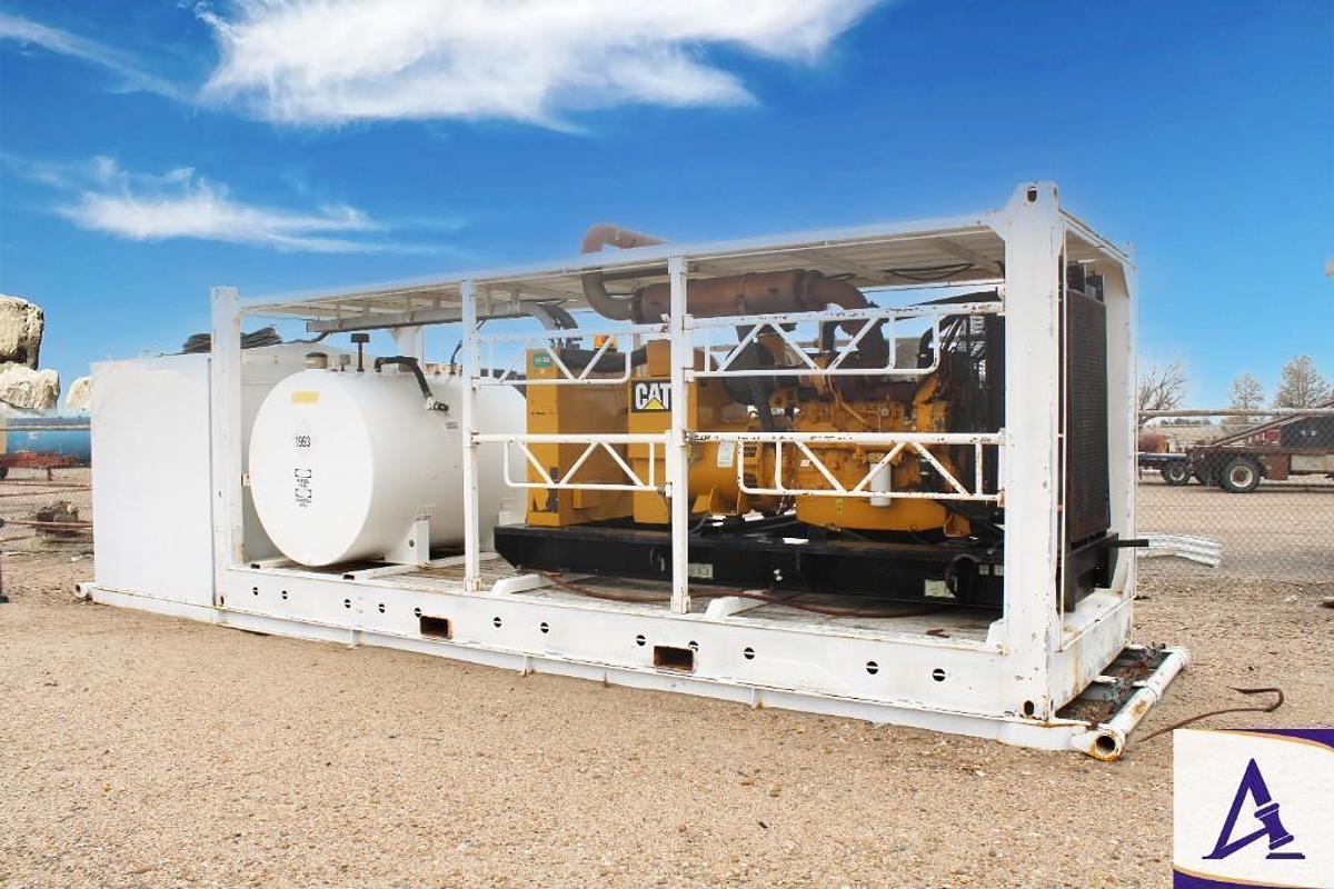 Used CAT 410K 3-Phase Generator p/b CAT C-15 Diesel Engine