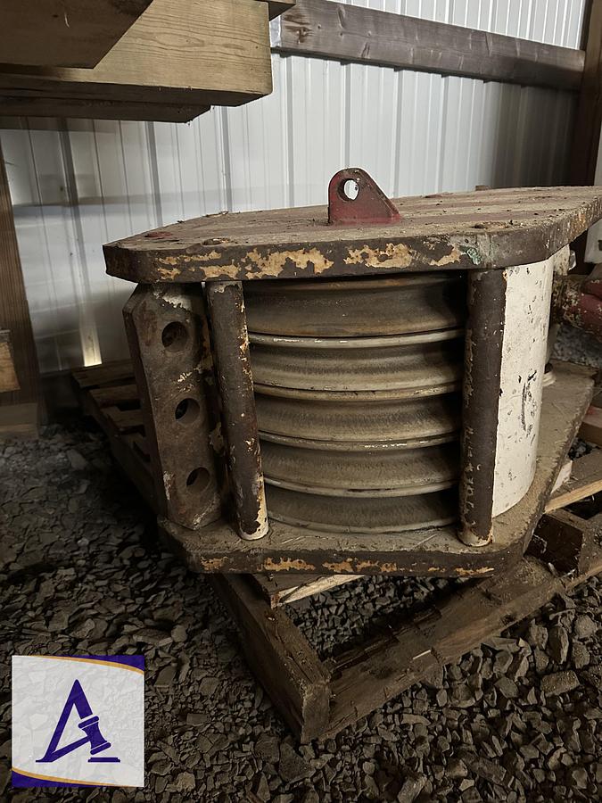 Used 80 Ton Liebheer Block Plastic Pulleys
