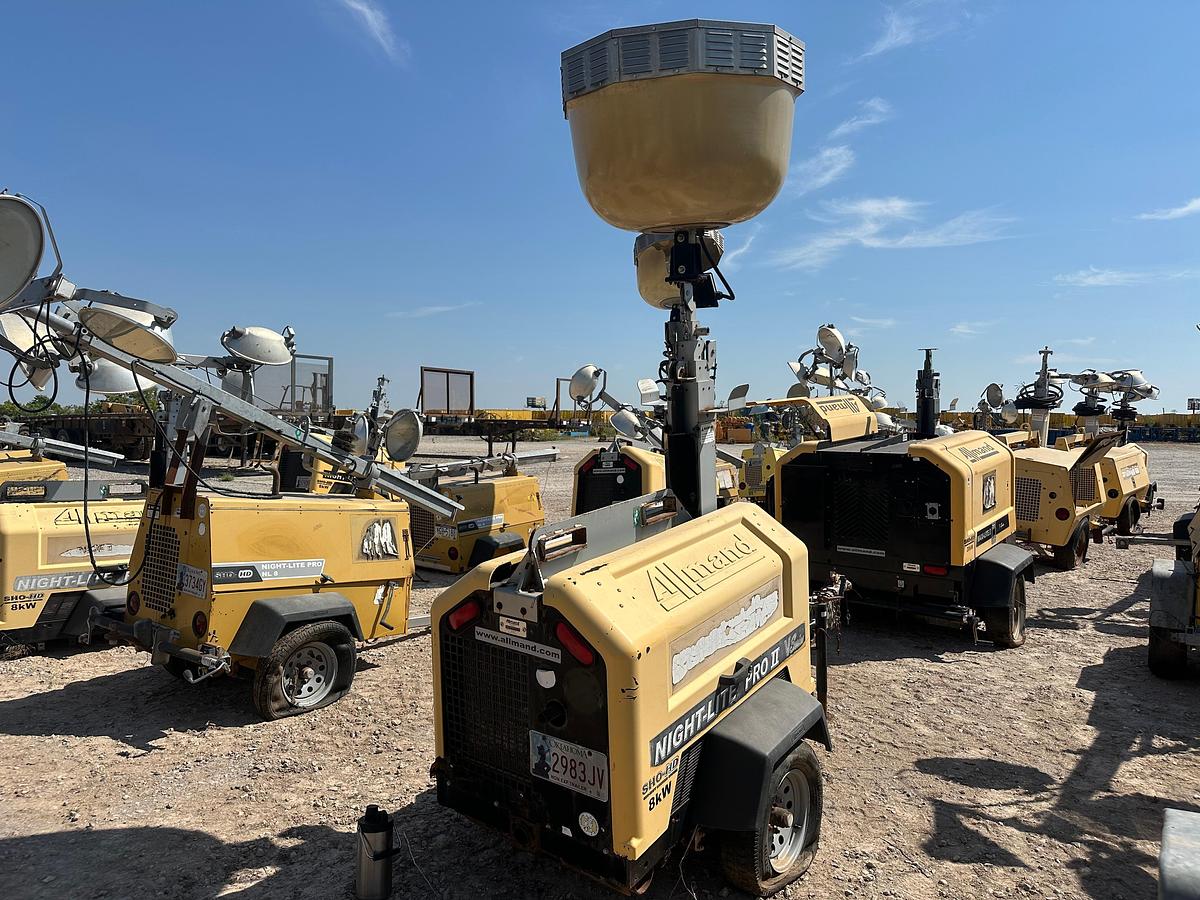 Used Allmand Night-Lite 8 KW Light Plant with CAT Engine