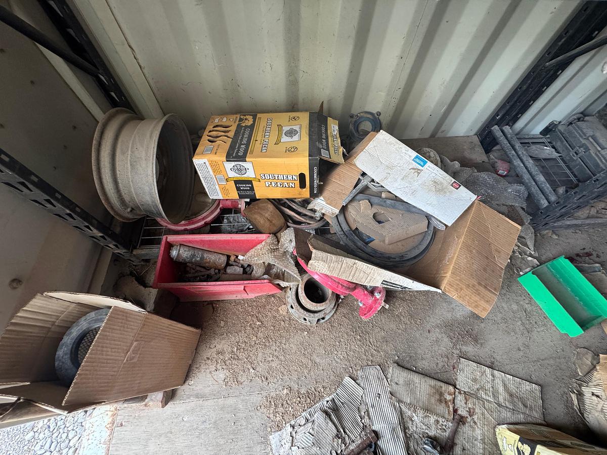 Used 20' Conex Shipping Container with Contents