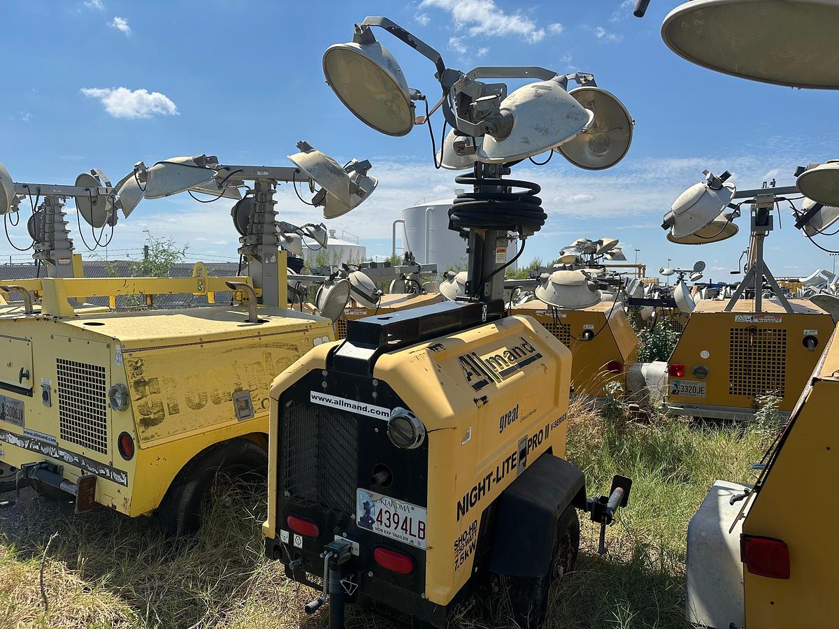 Used Allmand Night-Lite Pro 2 7.5KW LightPlant with Kubota Engine