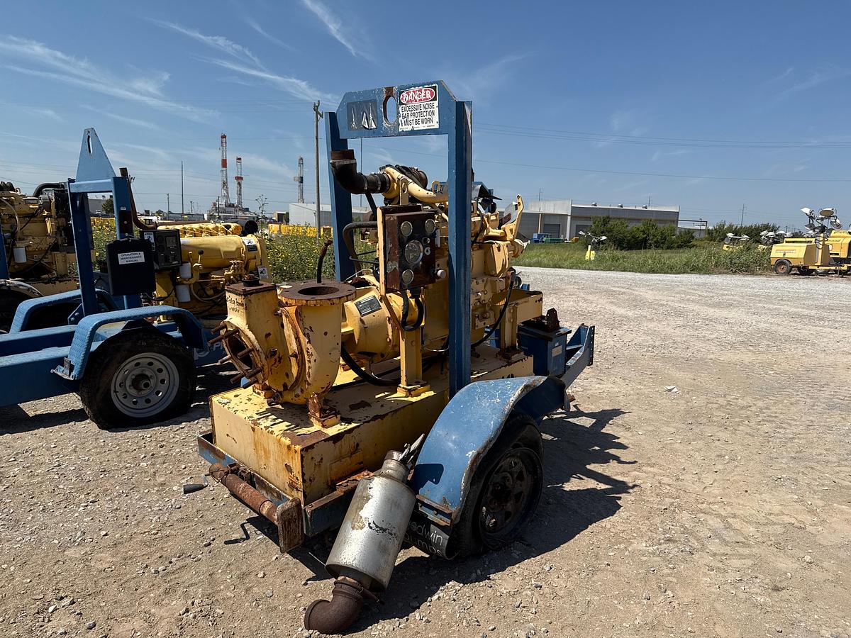 Used Godwin Transfer pump With a John Deere 4.5L Diesel