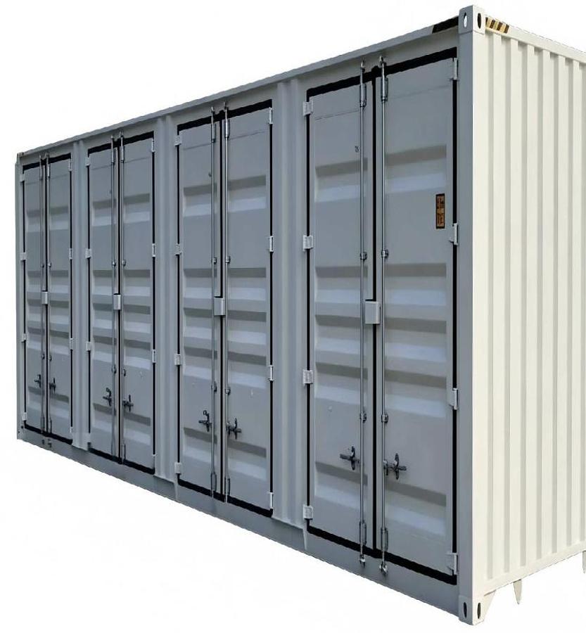 Used 40' Storage Container with 4 Doors