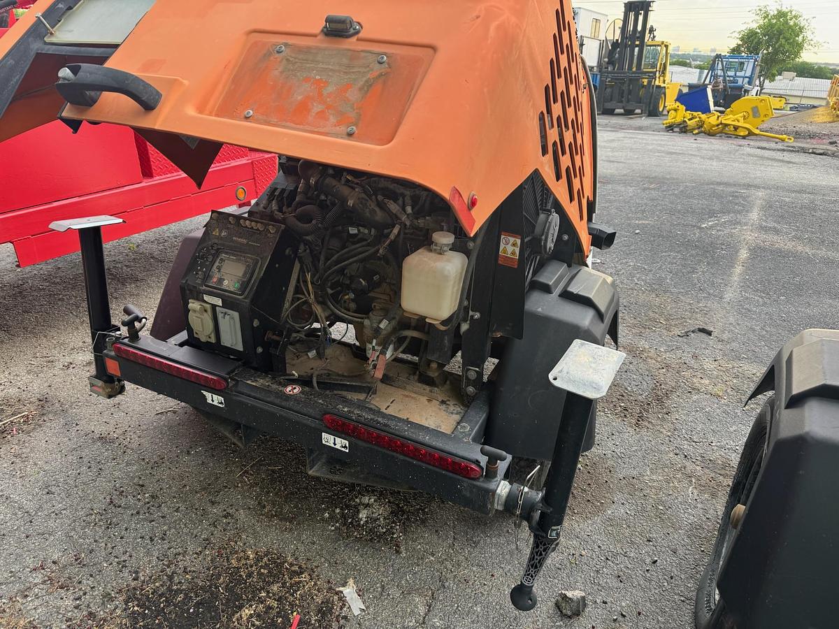Used 2018 Generac MLT6SMD 6KW S/A Bumper Pull LED Light Tower