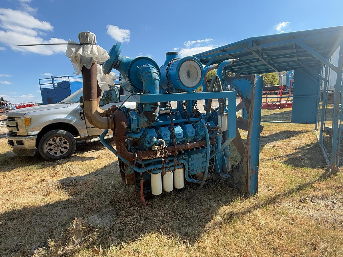 Used OPI 1000 Triplex Pump w/ Detroit Series 2000 Diesel Engine