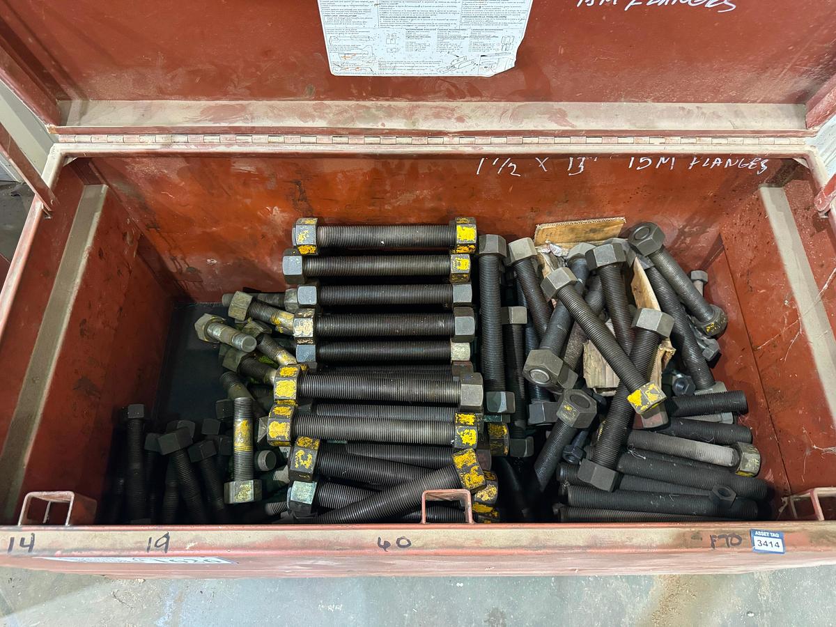 Used Jobox with Large Number of 1 1/2 x 13 15M BOP Bolts