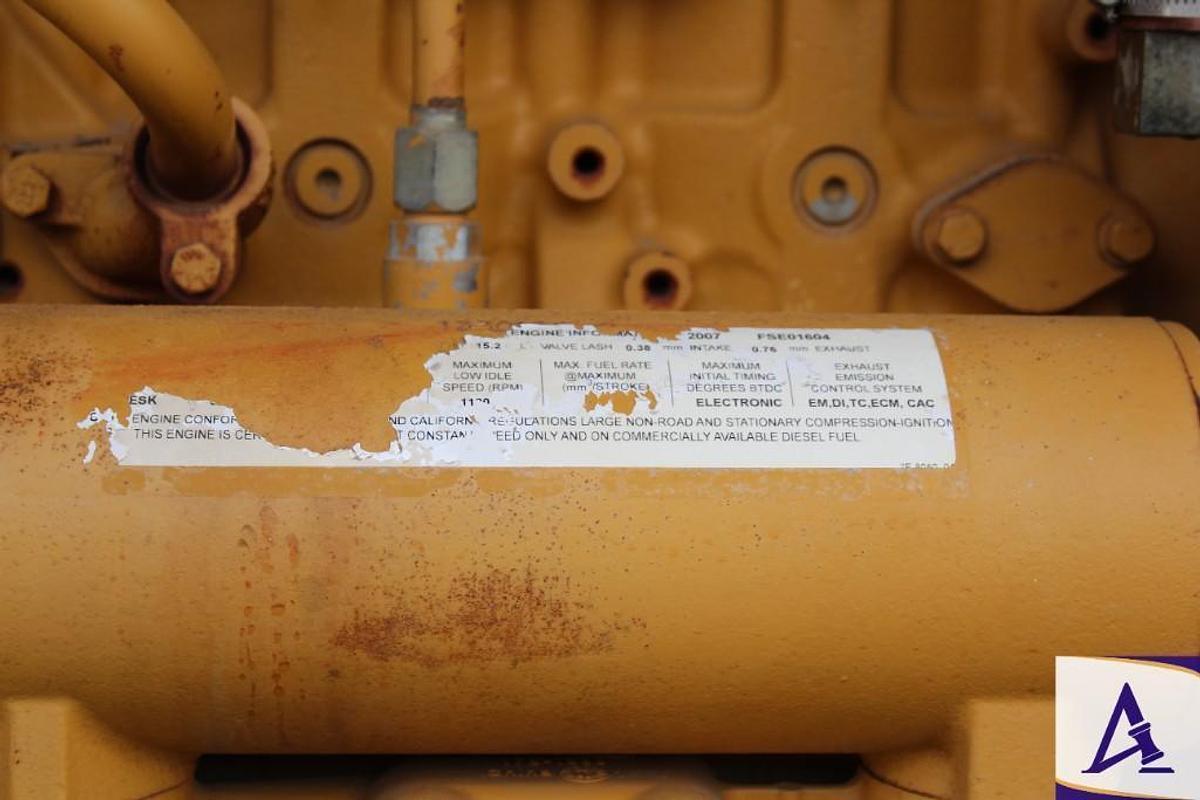 Used CAT 410K 3-Phase Generator p/b CAT C-15 Diesel Engine