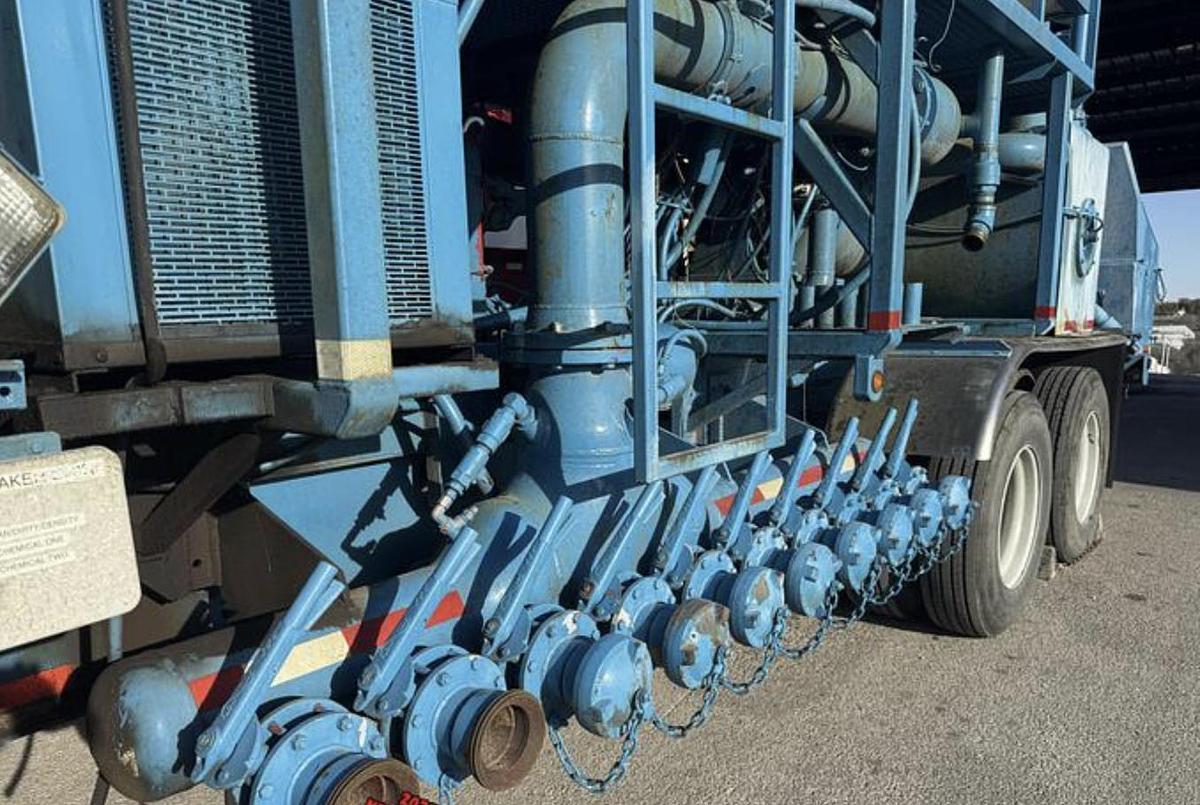 Used 2005 Trailer Mounted Frac Blender