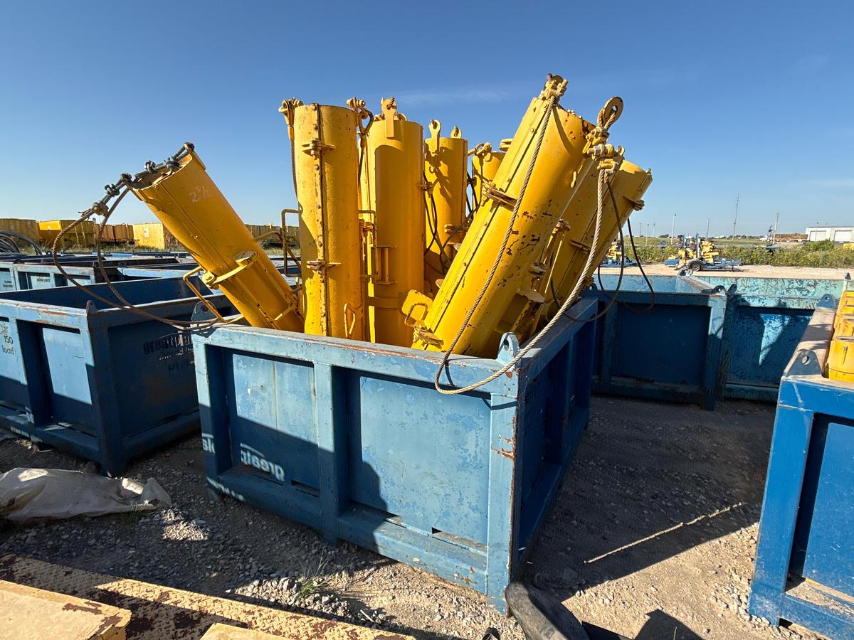 Used Steel Tub with 15 2/3/8 Mud Holders