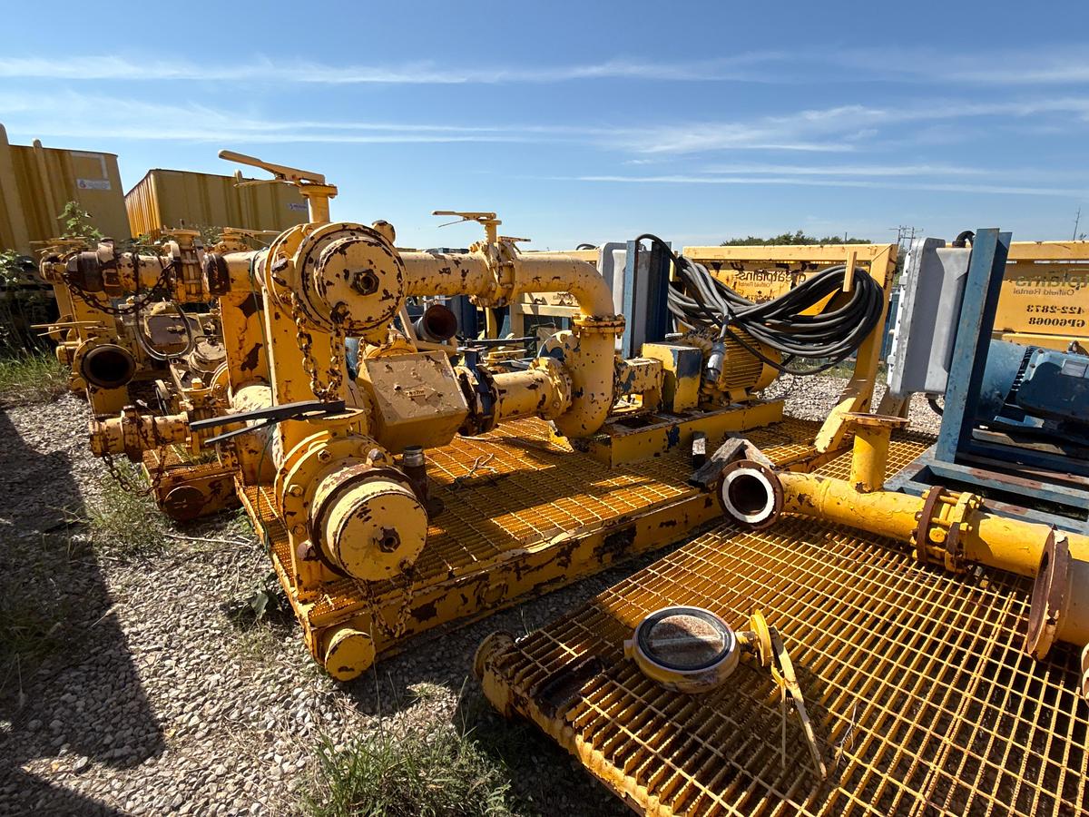 Used Forum 8 x 6 x 14 Transfer Pump With a 75 Horsepower Motor, Skidded