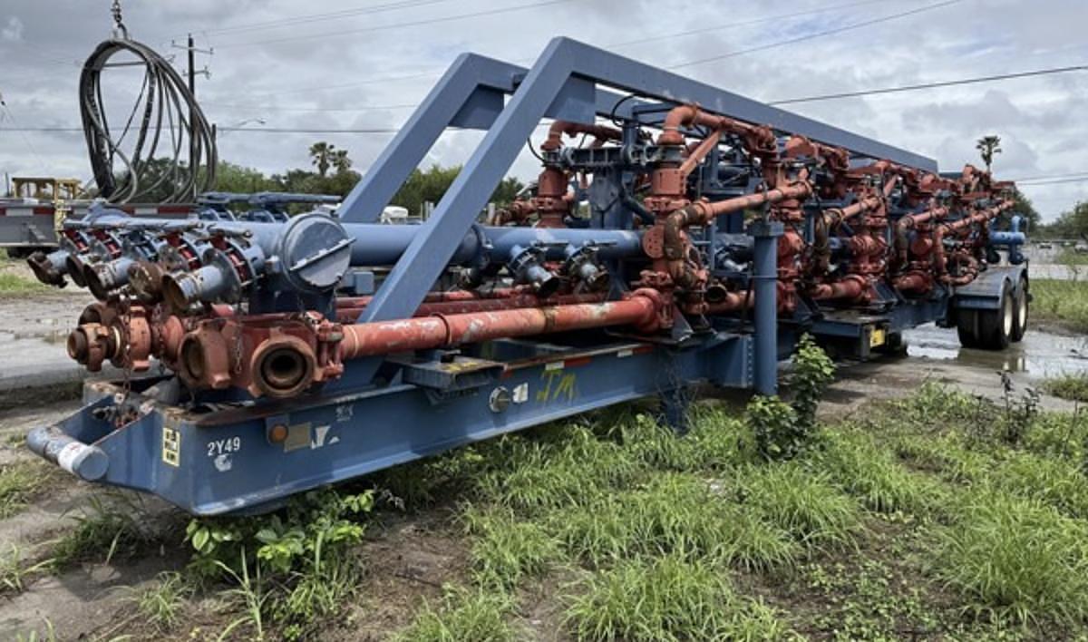Used 2012 Worley Welding Works Frac Missile Manifold Trailer