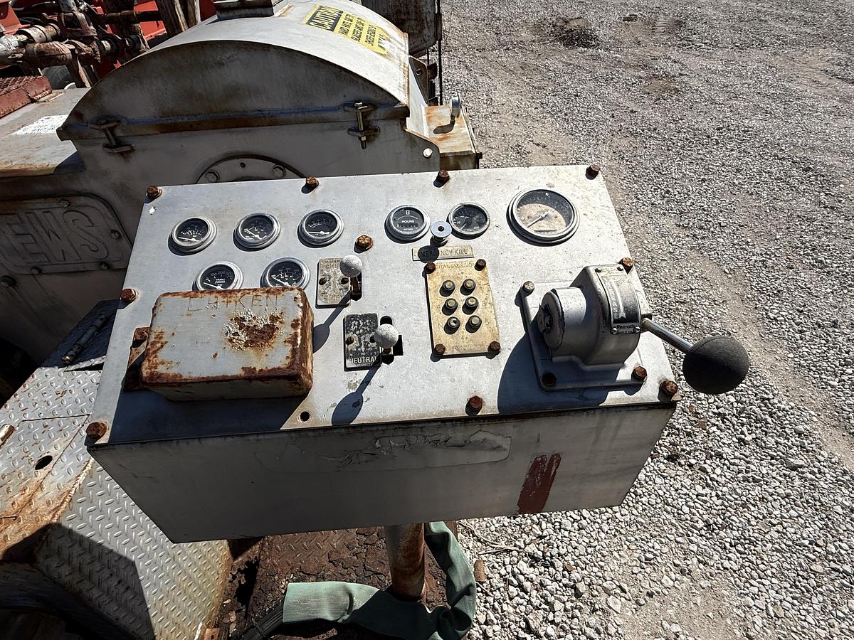 Used EWS 440 5K WP Triplex Well Service Pump Skidded P/B Detroit Series 60