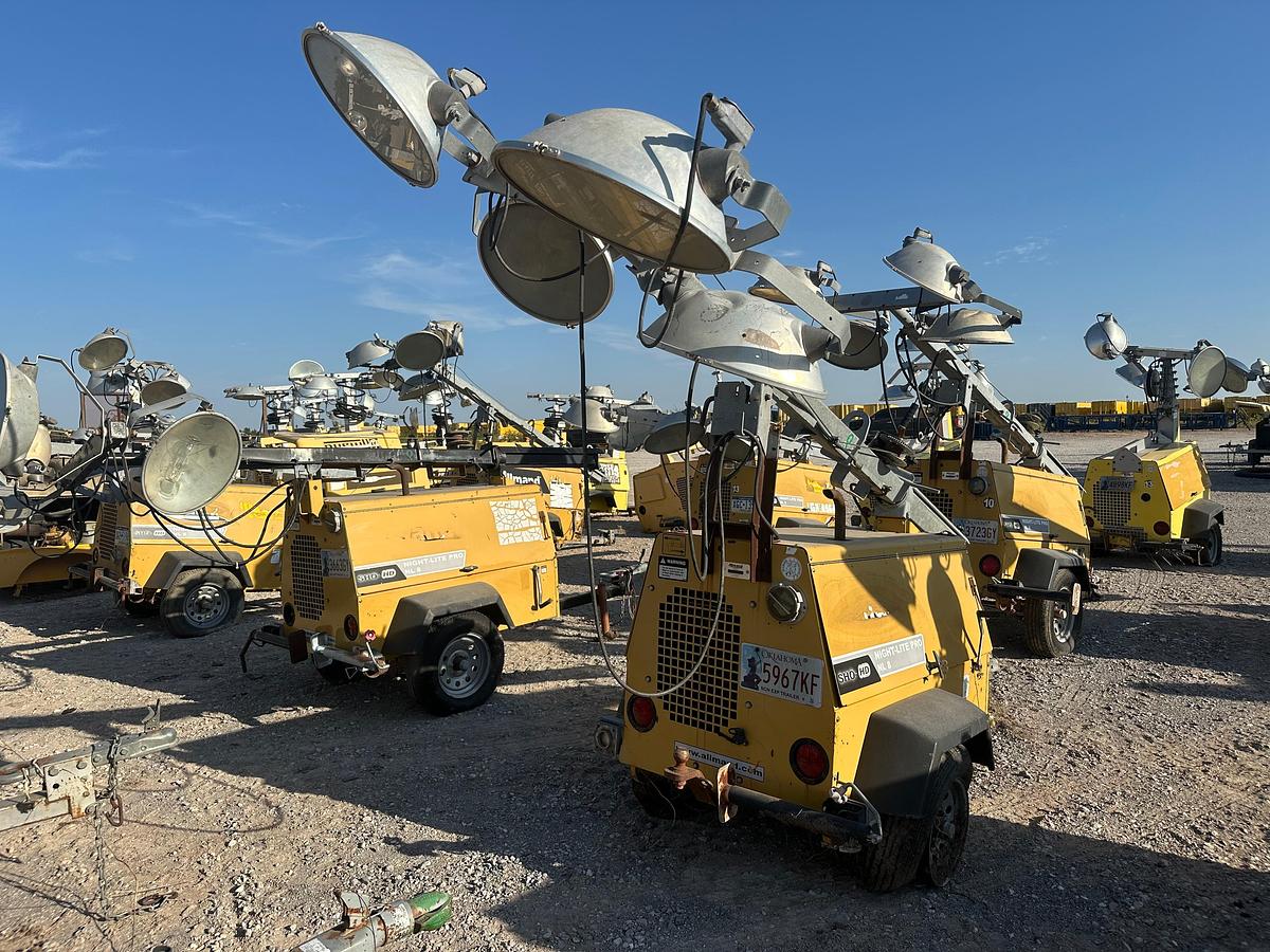 Used Allmand NightPro NL8 8kw Light Plant with CAT Engine