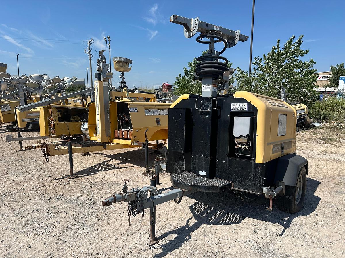 Used Allmand Maxi-Lite 2 20kw Light Plant with Isuzu Engine and Pancake Generator, Inoperable.